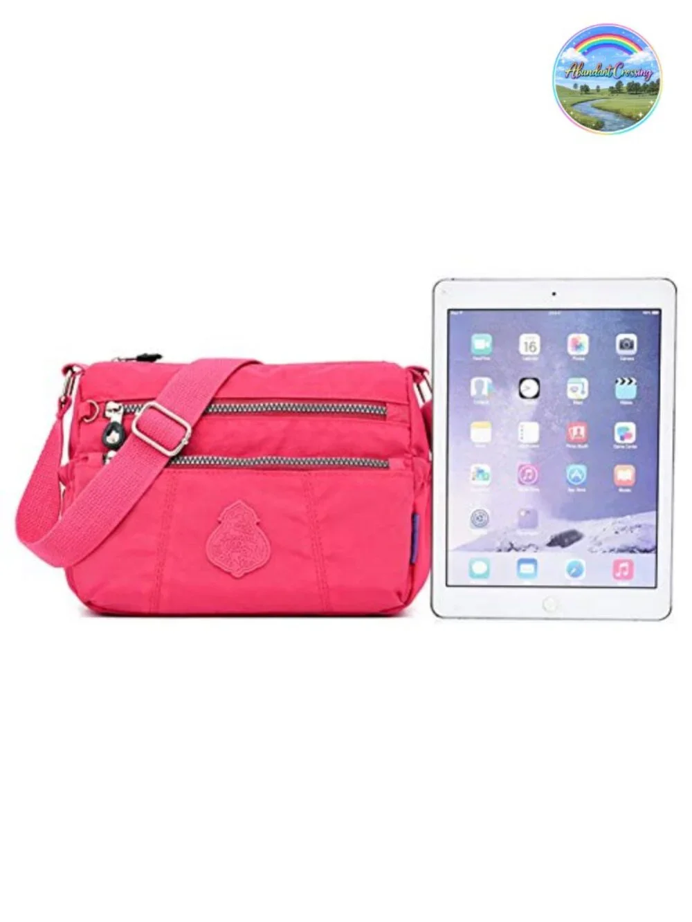 Waterproof Nylon Crossbody Shoulder Bag Lightweight Messenger Purse